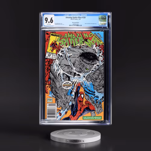 Amazing Spider-Man #328 CGC 9.6 White Pages (Marvel Comics, 1/90) - Newsstand Edition Universal