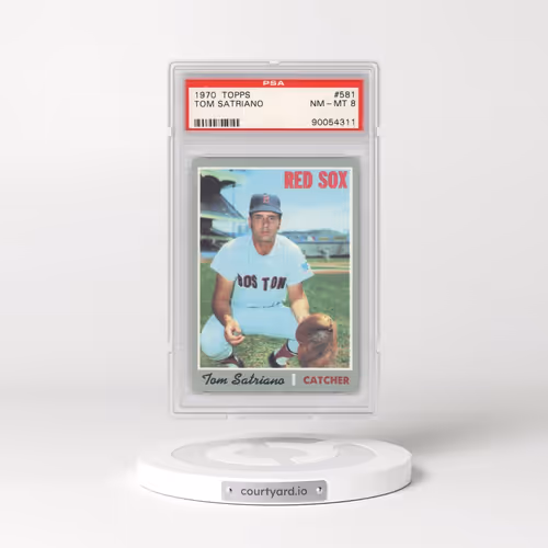 1970 Topps #581 Tom Satriano (PSA 8 NM-MT)