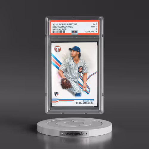 2024 Topps Pristine #48 Shota Imanaga - Refractor (PSA 9 MINT)