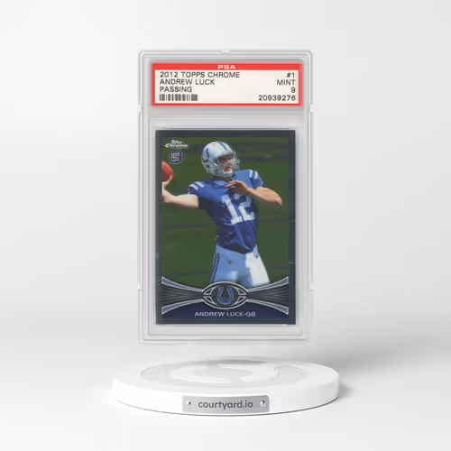 2012 Topps Chrome #1 Andrew Luck - Passing (PSA 9 MINT)
