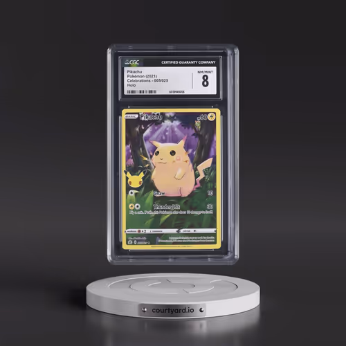 2021 Celebrations #005/025 Pikachu - Holo (CGC 8 NM-MT)