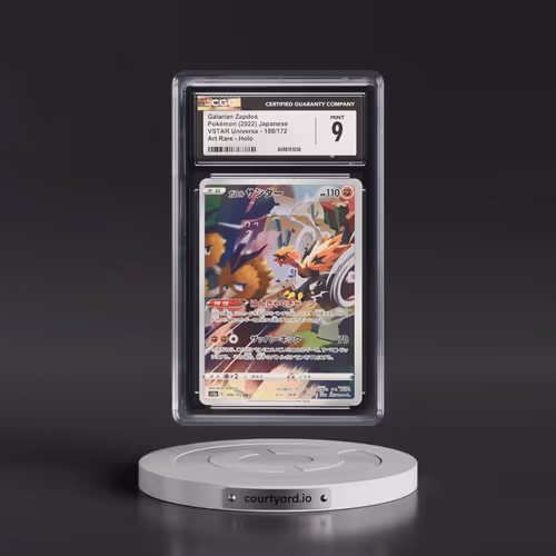 2022 VSTAR Universe #188/172 Galarian Zapdos - Art Rare Holo (CGC 9 MINT)