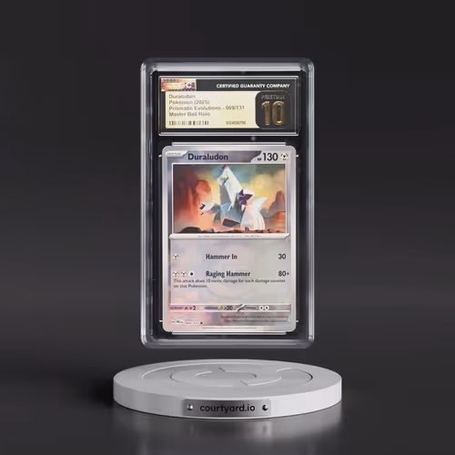 2024 Prismatic Evolutions - PRE EN #069/131 Duraludon - Master Ball Holo (CGC 10 PRISTINE)