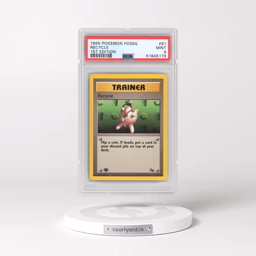 1999 Pokémon Fossil #61 Recycle - 1st Edition (PSA 9 MINT)