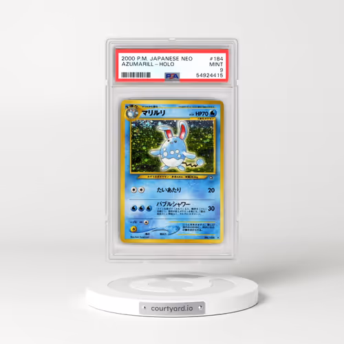 2000 Pokémon Neo #184 Azumarill - Holo (PSA 9 MINT)