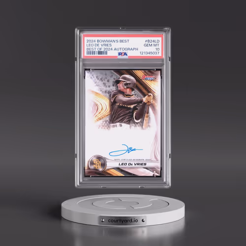 2024 Bowman's Best Best of 2024 Autographs #B24LD Leo de Vries (PSA 10 GEM MINT)