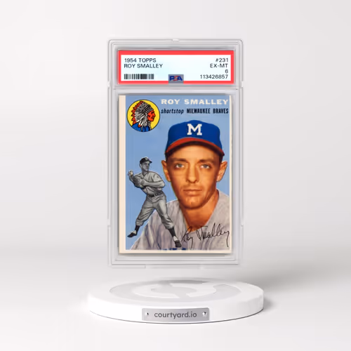 1954 Topps #231 Roy Smalley (PSA 6 EX-MT)