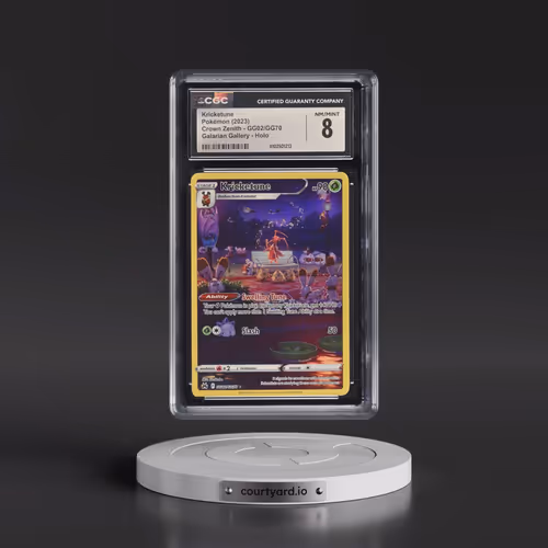 2023 Crown Zenith #GG02/GG70 Kricketune - Galarian Gallery Holo (CGC 8 NM-MT)