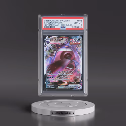2021 Pokémon Sword & Shield Gengar Vmax High-Class Deck #002 Gengar Vmax - Full Art (PSA 10 GEM MINT