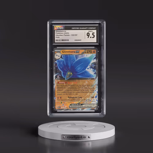 2023 Obsidian Flames - OBF EN #123/197 Glimmora ex - Holo (CGC 9.5 MINT+)