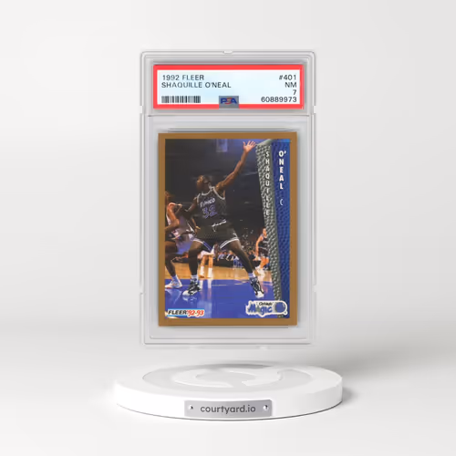 1992 Fleer #401 Shaquille O'Neal (PSA 7 NM)