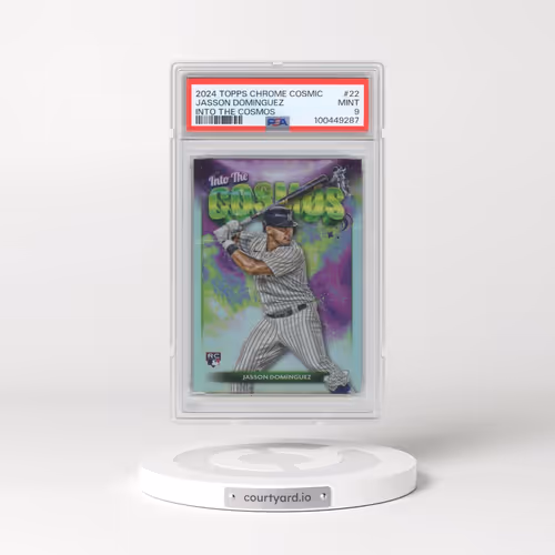 2024 Topps Chrome Cosmic Into the Cosmos #22 Jasson Dominguez (PSA 9 MINT)