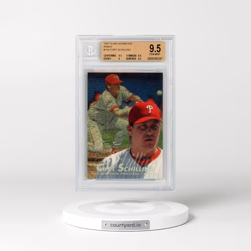 1997 Flair Showcase Row 0 #138 Curt Schilling (BGS 9.5 GEM MINT)