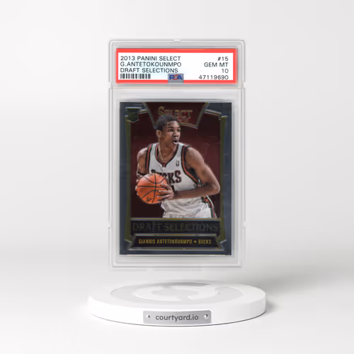 2013 Panini Select Draft Selections #15 Giannis Antetokounmpo (PSA 10 GEM MINT)