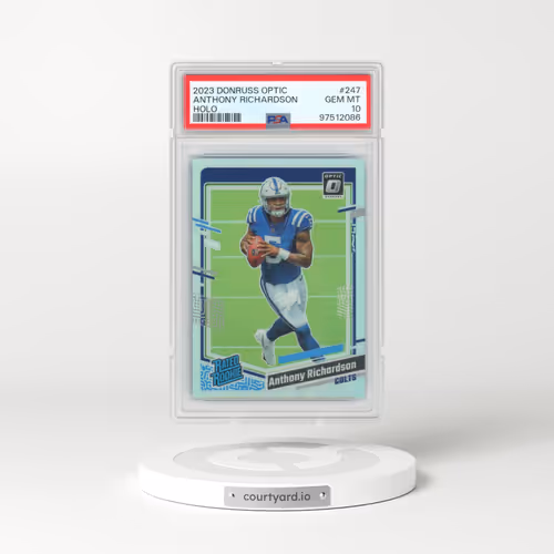 2023 Panini Donruss Optic #247 Anthony Richardson - Holo (PSA 10 GEM MINT)