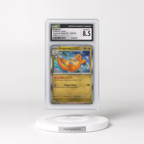 2023 Scarlet & Violet 151 - MEW EN #149/165 Dragonite - Holo (CGC 8.5 NM-MT+)