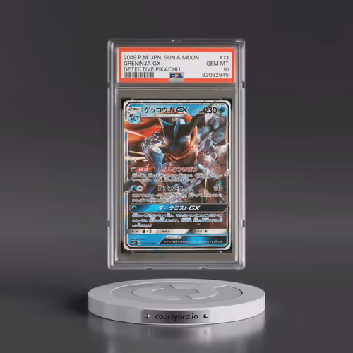 2019 Pokémon Sun & Moon Detective Pikachu #13 Greninja GX - Holo (PSA 10 GEM MINT)