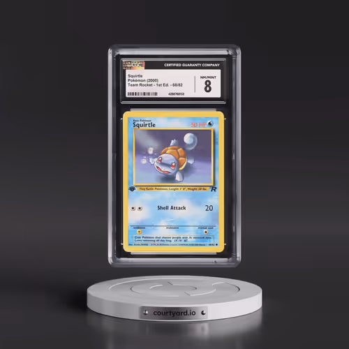 2000 Team Rocket #68/82 Squirtle - 1st Edition 1st Edition (CGC 8 NM-MT)