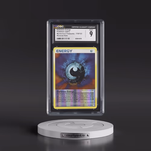 2007 Mysterious Treasures #119/123 Darkness Energy - Reverse Holo (CGC 9 MINT)