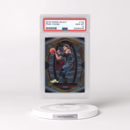 2018 Panini Select #142 Trae Young (PSA 10 GEM MINT)
