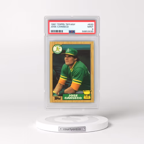 1987 Topps Tiffany #620 Jose Canseco (PSA 9 MINT)
