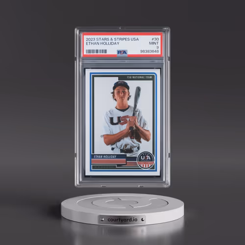 2023 Panini Stars & Stripes USA #30 Ethan Holliday (PSA 9 MINT)