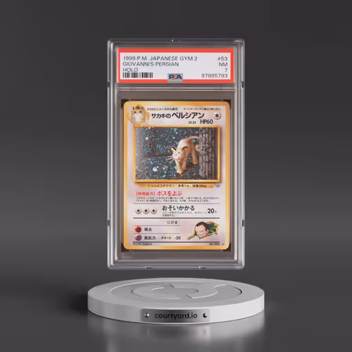 1999 Pokémon Gym 2 #53 Giovanni's Persian - Holo (PSA 7 NM)