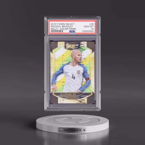 2016 Panini Select #29 Michael Bradley - Multi-Color Prizm (PSA 10 GEM MINT)