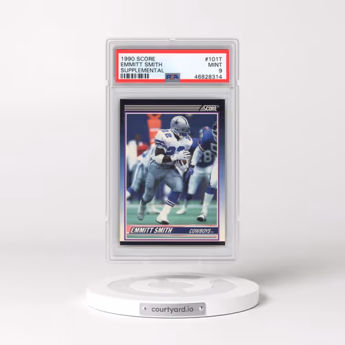 1990 Score Supplemental #101T Emmitt Smith (PSA 9 MINT)