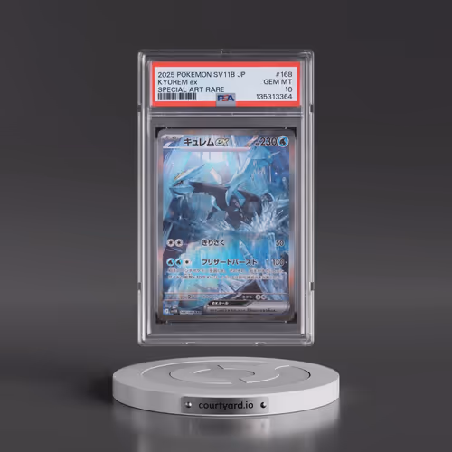 2025 Pokémon Sv11b-Black Bolt #168 Kyurem EX - Holo Special Art Rare (PSA 10 GEM MINT)
