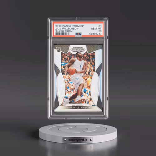 2019 Panini Prizm Draft Picks #1 Zion Williamson - Silver Prizm (PSA 10 GEM MINT)
