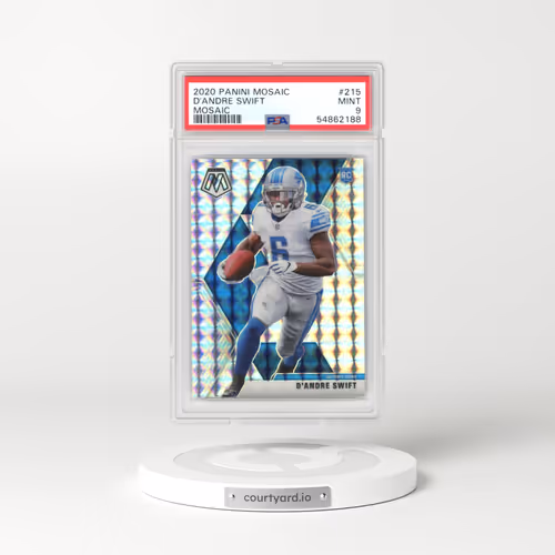 2020 Panini Mosaic #215 D'Andre Swift - Mosaic (PSA 9 MINT)