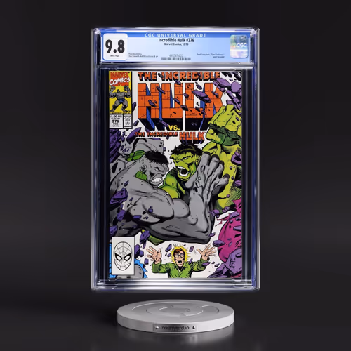 Incredible Hulk #376 CGC 9.8 White Pages (Marvel Comics, 12/90) - Universal