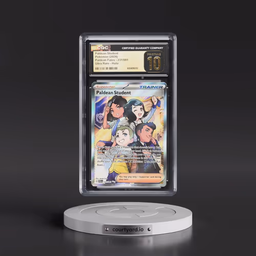 2024 Pokémon Paf EN-Paldean Fates #231 Paldean Student - Ultra Rare (CGC 10 PRISTINE)