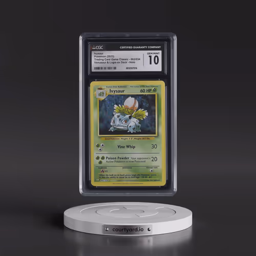 2023 Pokémon CLV-Trading Card Game Classic Venusaur & Lugia EX Deck #002 Ivysaur (CGC 10 GEM MINT)