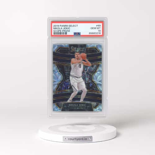 2019 Panini Select #69 Nikola Jokic - Scope Prizm (PSA 10 GEM MINT)