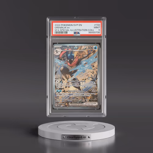 2024 Pokémon Svp EN-SV Black Star Promo #132 Greninja EX - Holo Shrouded Fable Special Illustration
