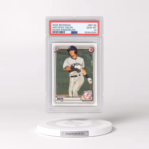 2020 Bowman Paper Prospects #BP139 Anthony Volpe (PSA 10 GEM MINT)