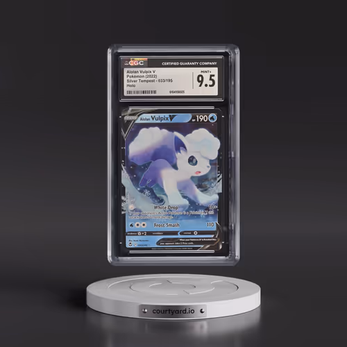 2022 Silver Tempest #033/195 Alolan Vulpix V - Holo (CGC 9.5 MINT+)