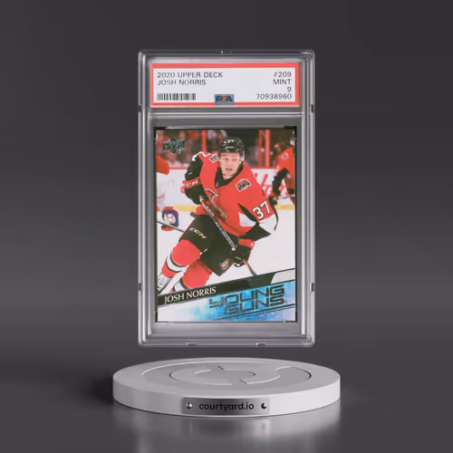 2020 Upper Deck #209 Josh Norris (PSA 9 MINT)