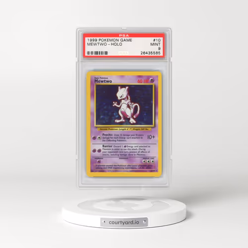 1999 Pokémon Game #10 Mewtwo - Holo (PSA 9 MINT)