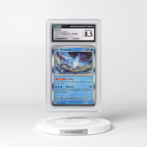 2023 Scarlet & Violet 151 - MEW EN #144/165 Articuno - Holo (CGC 8.5 NM-MT+)