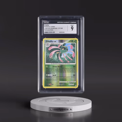 2008 Legends Awakened #21/146 Cradily - Reverse Holo (CGC 9 MINT)