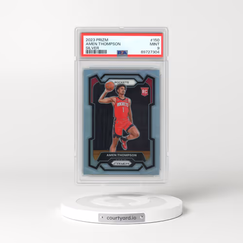 2023 Panini Prizm #150 Amen Thompson - Silver Prizm (PSA 9 MINT)