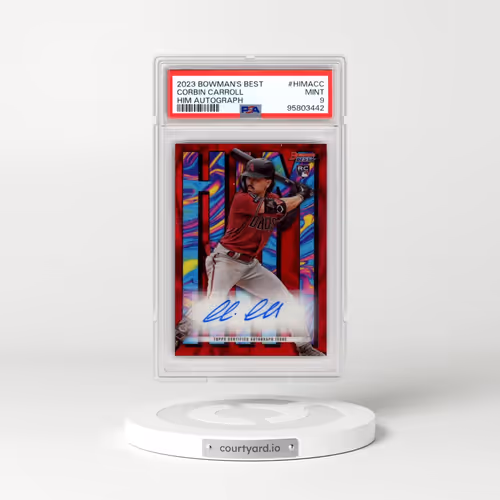 2023 Bowman's Best Him Autographs #HIMACC Corbin Carroll (PSA 9 MINT)