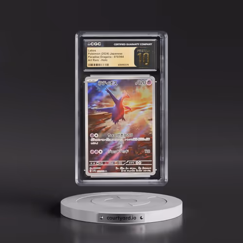 2024 Pokémon Sv7a-Paradise Dragona #070 Latios - Art Rare (CGC 10 PRISTINE)