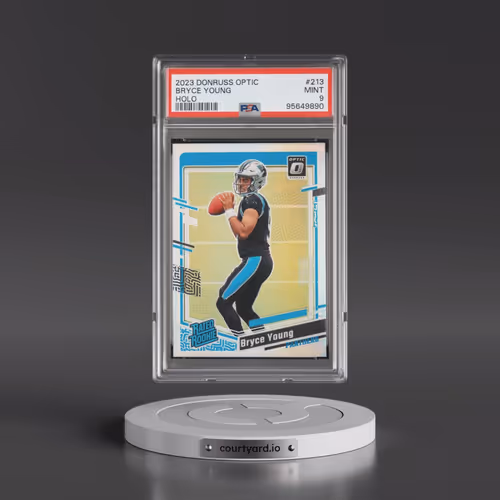 2023 Panini Donruss Optic #213 Bryce Young - Holo (PSA 9 MINT)