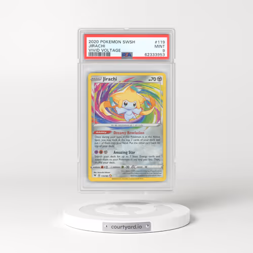 2020 Pokémon Sword & Shield Vivid Voltage #119 Jirachi (PSA 9 MINT)