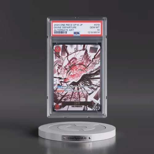 2024 One Piece Japanese OP10-Royal Blood #019 Divine Departure - Alternate Art (PSA 10 GEM MINT)