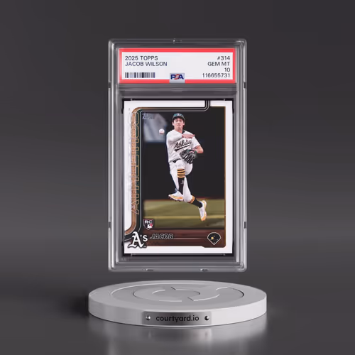 2025 Topps #314 Jacob Wilson (PSA 10 GEM MINT)